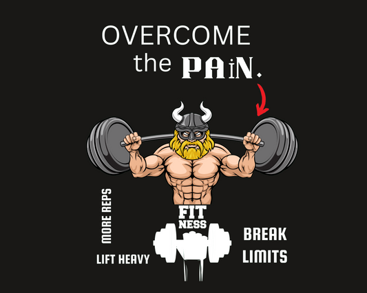 "OVERCOME THE PAIN" Unisex T-Shirt