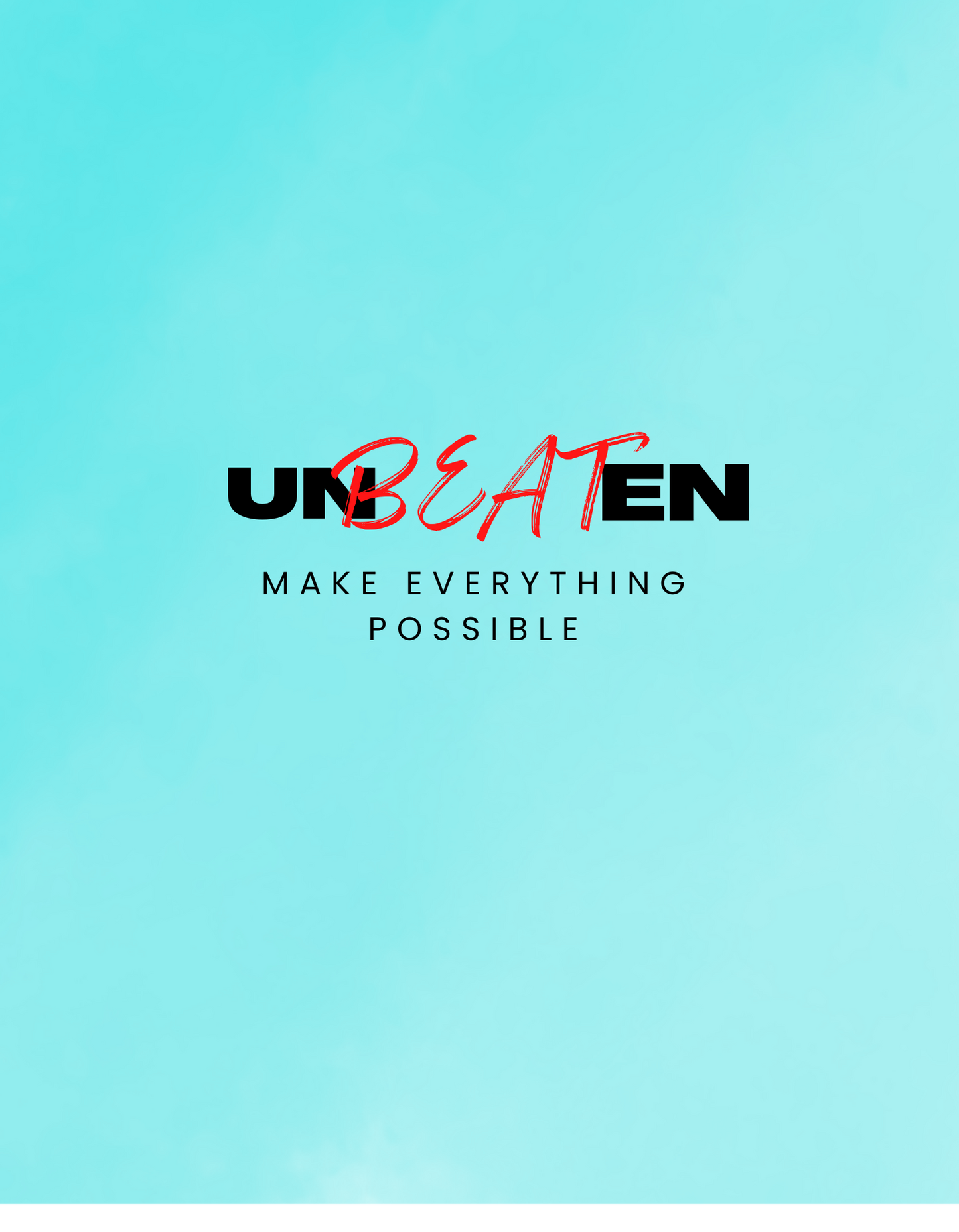 Unbeaten Motivational Unisex T-Shirt