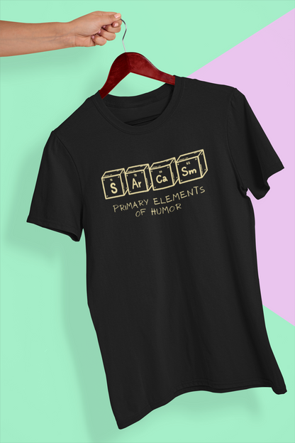 Funny Chemist & Sarcasm Elements T-Shirt Combo –  100% Cotton
