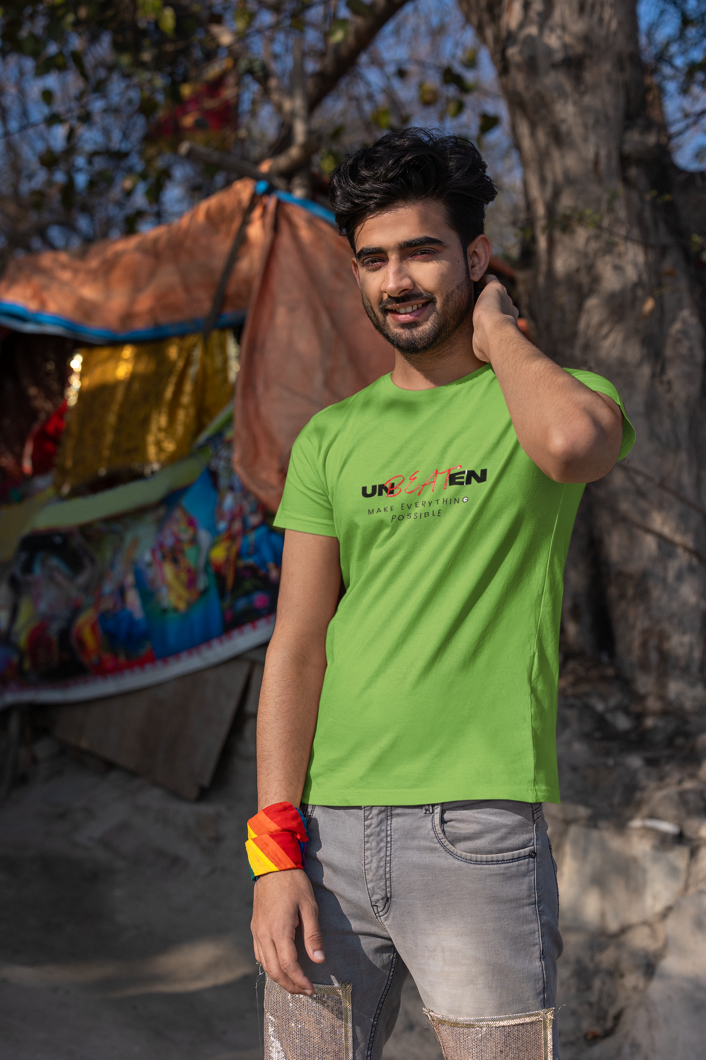 Unbeaten Motivational Unisex T-Shirt