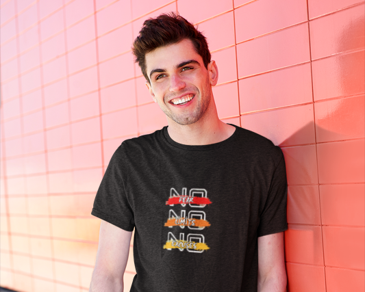 " NO FEAR. NO LIMITS. NO EXCUSES. " Unisex T-Shirt