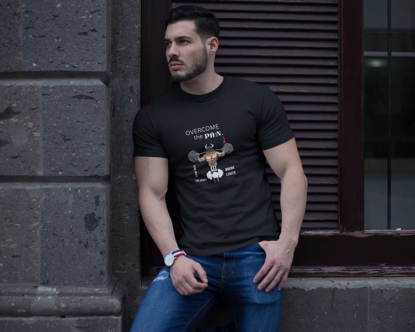 "OVERCOME THE PAIN" Unisex T-Shirt
