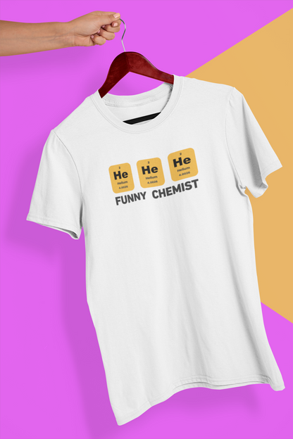 Funny Chemist & Sarcasm Elements T-Shirt Combo –  100% Cotton