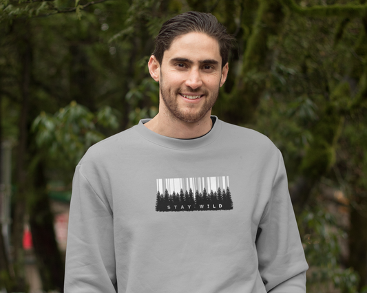 Stay Wild Sweatshirt – Unisex Premium Cotton Fleece