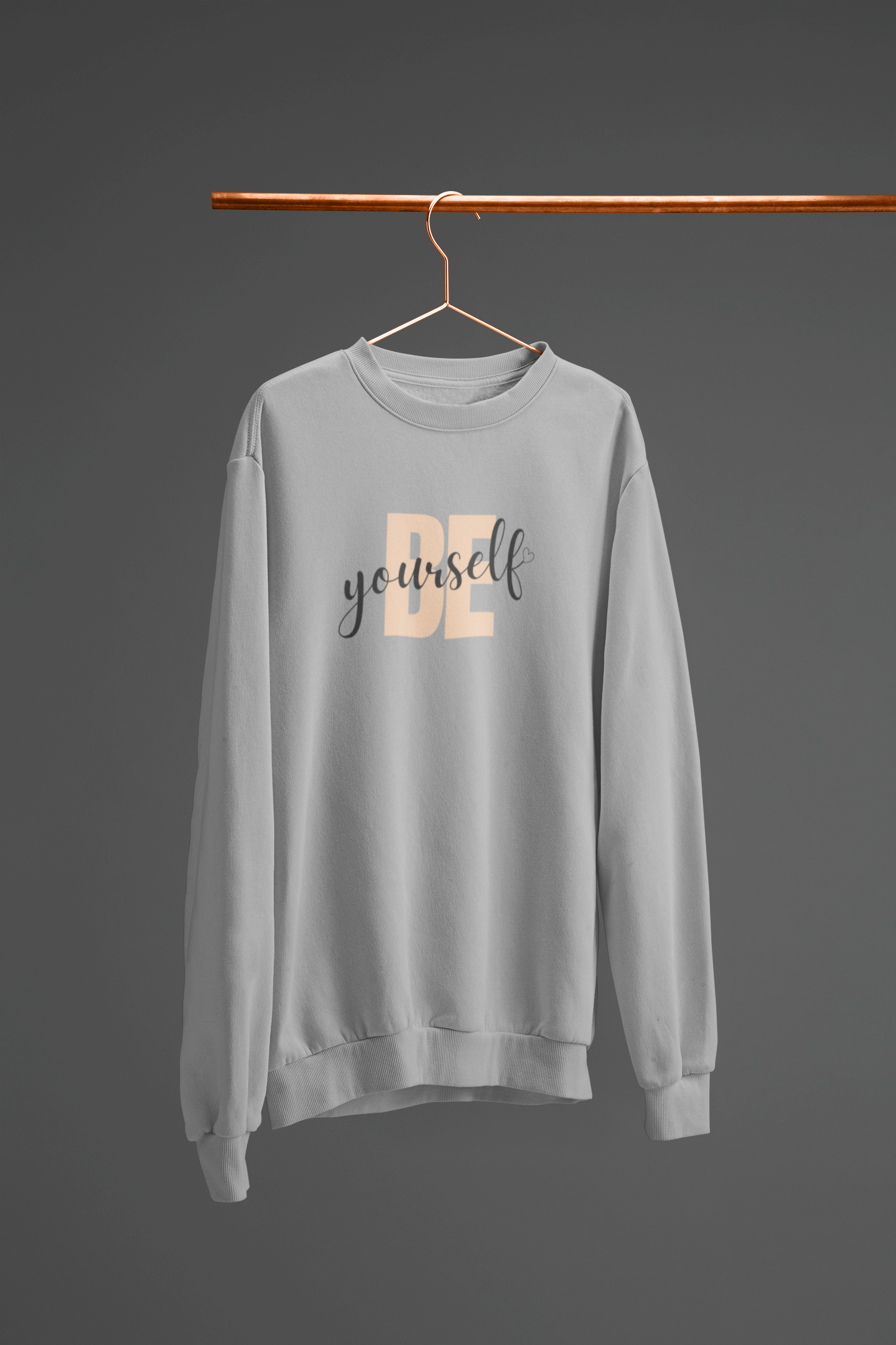 Be yourself Sweatshirt – Unisex Premium Cotton Fleece