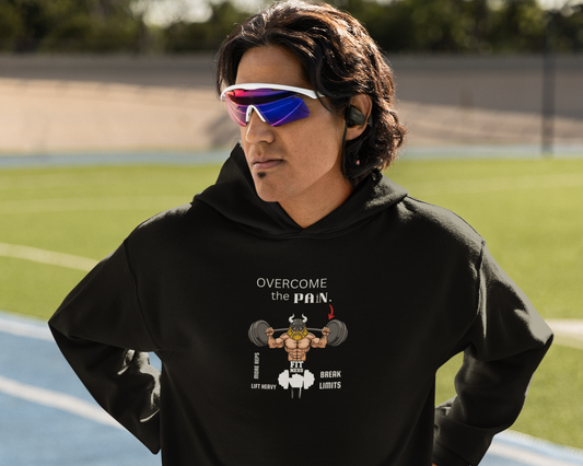 Overcome the pain – Premium Snow soft Unisex Pullover Hoodie