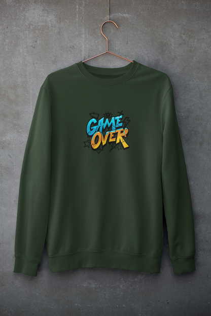 Game over Sweatshirt – Unisex Premium Cotton Fleece