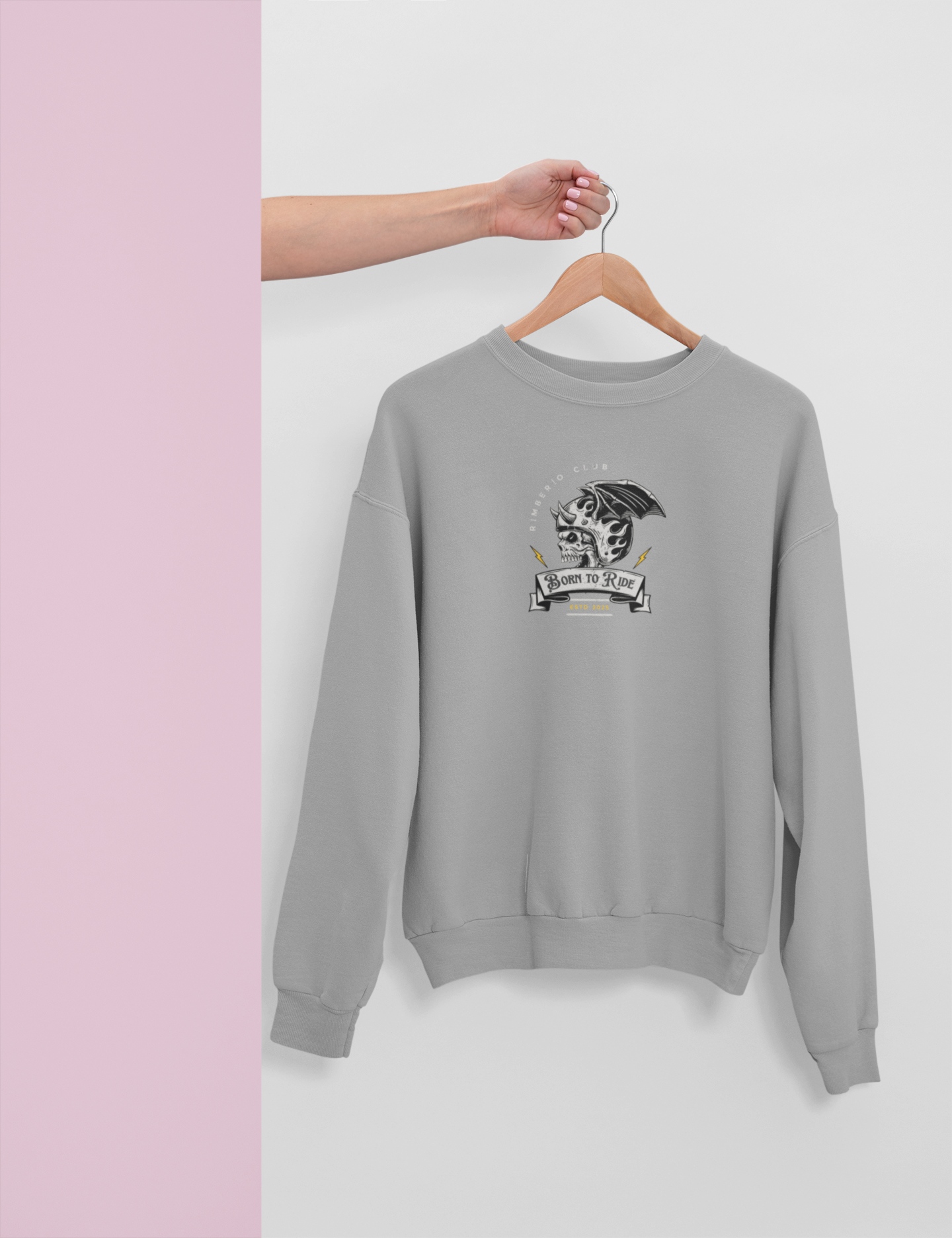 Born to Ride Sweatshirt – Unisex Premium Cotton Fleece