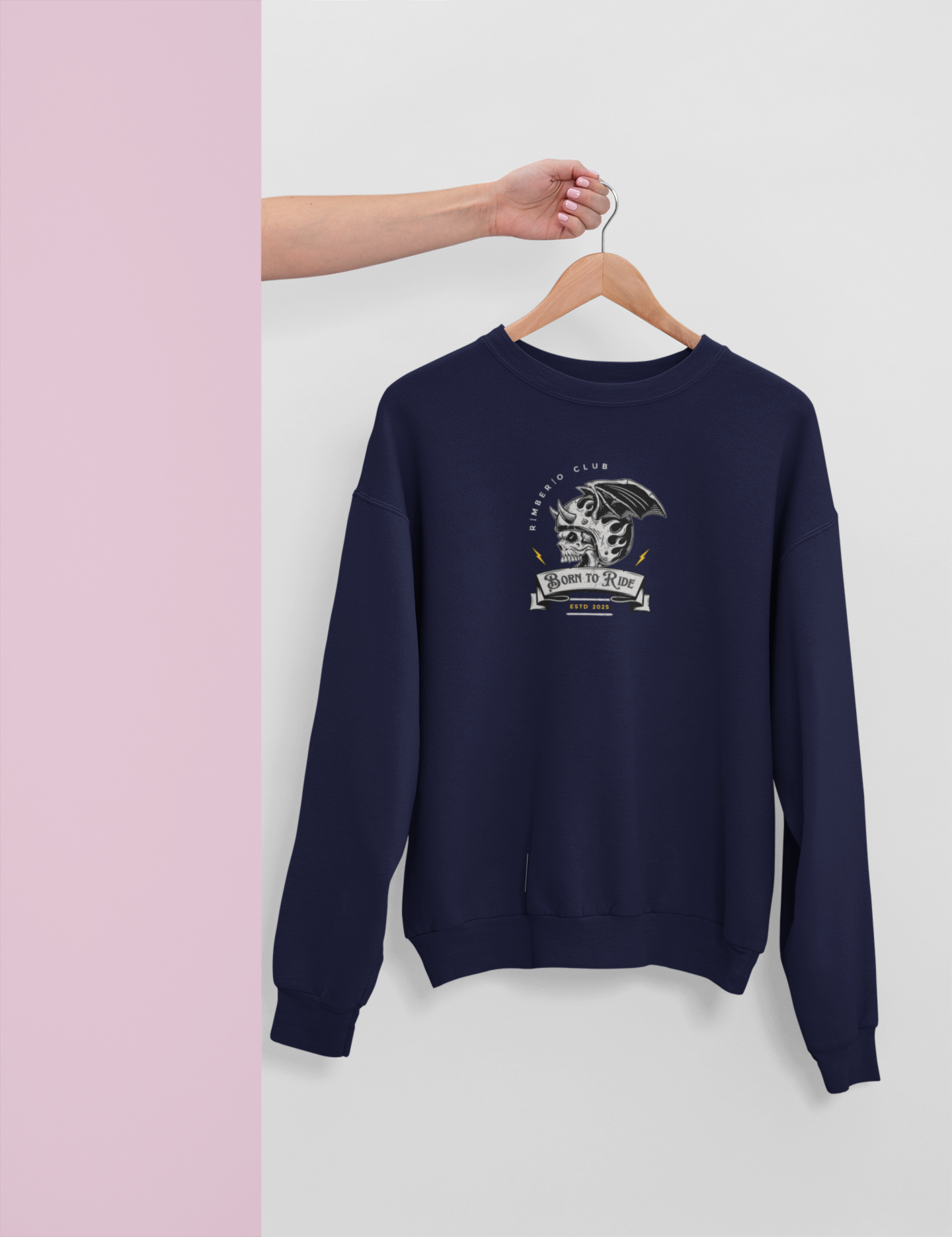 Born to Ride Sweatshirt – Unisex Premium Cotton Fleece
