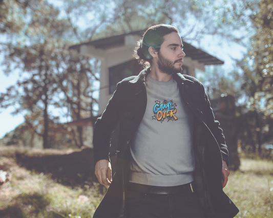 Game over Sweatshirt – Unisex Premium Cotton Fleece