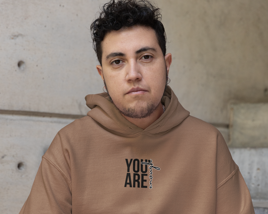 You are Enough – Premium Snow soft Unisex Pullover Hoodie