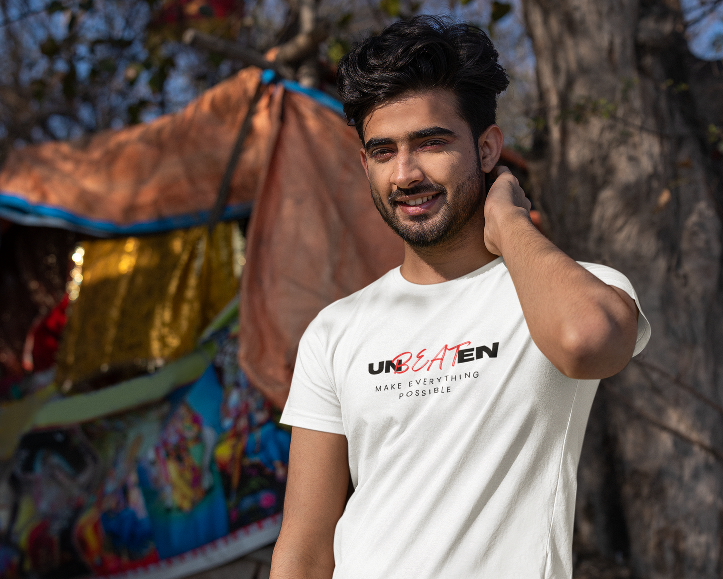 Unbeaten Motivational Unisex T-Shirt