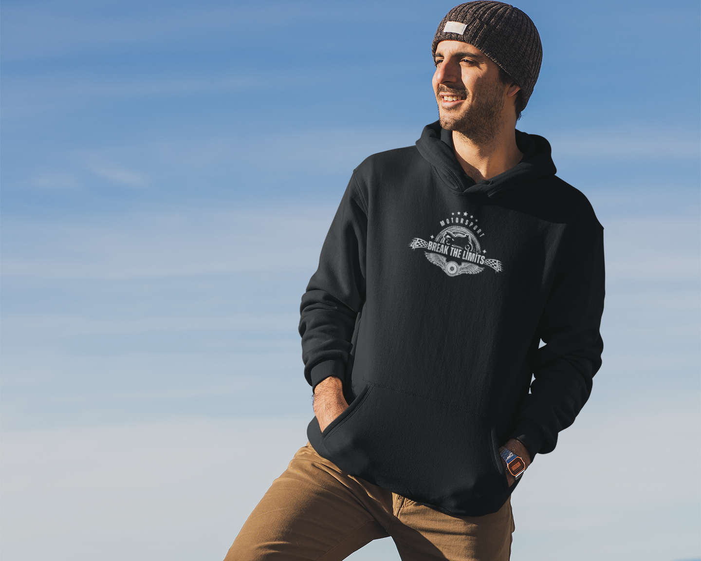 Break the Limits – Premium Snow soft Unisex Pullover Hoodie