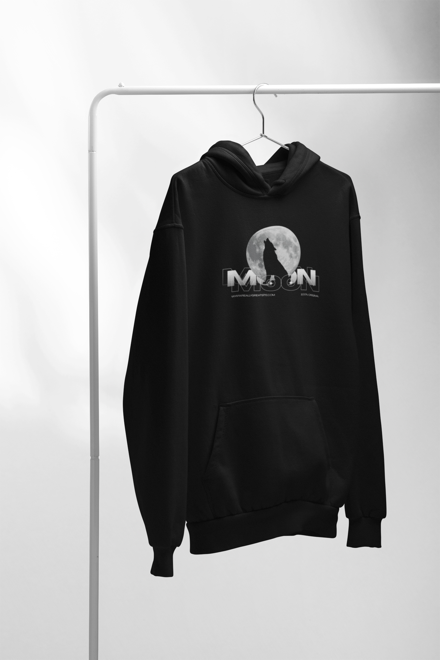 Moon– Premium Snow soft Unisex Pullover Hoodie