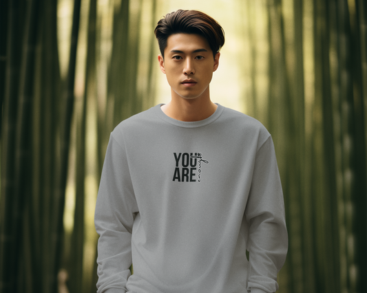 You are Enough Sweatshirt – Unisex Premium Cotton Fleece