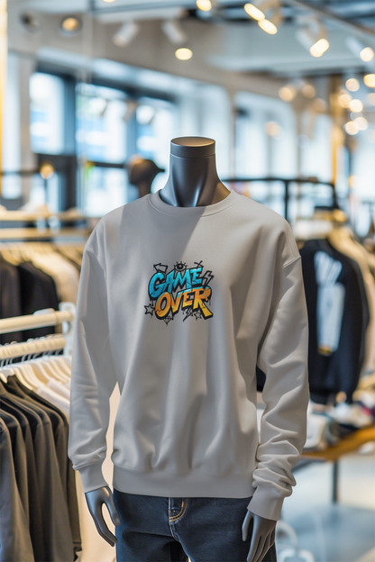Game over Sweatshirt – Unisex Premium Cotton Fleece